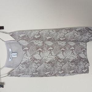 Snake print top